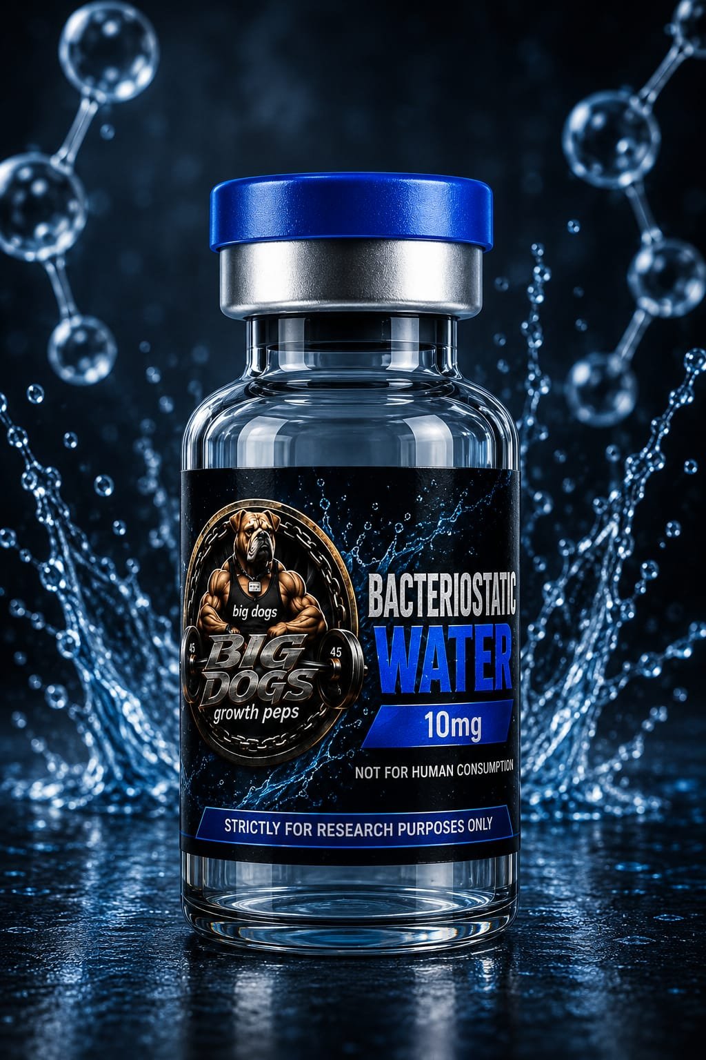 BIG DOGS Bacteriostatic Water 10ml research product