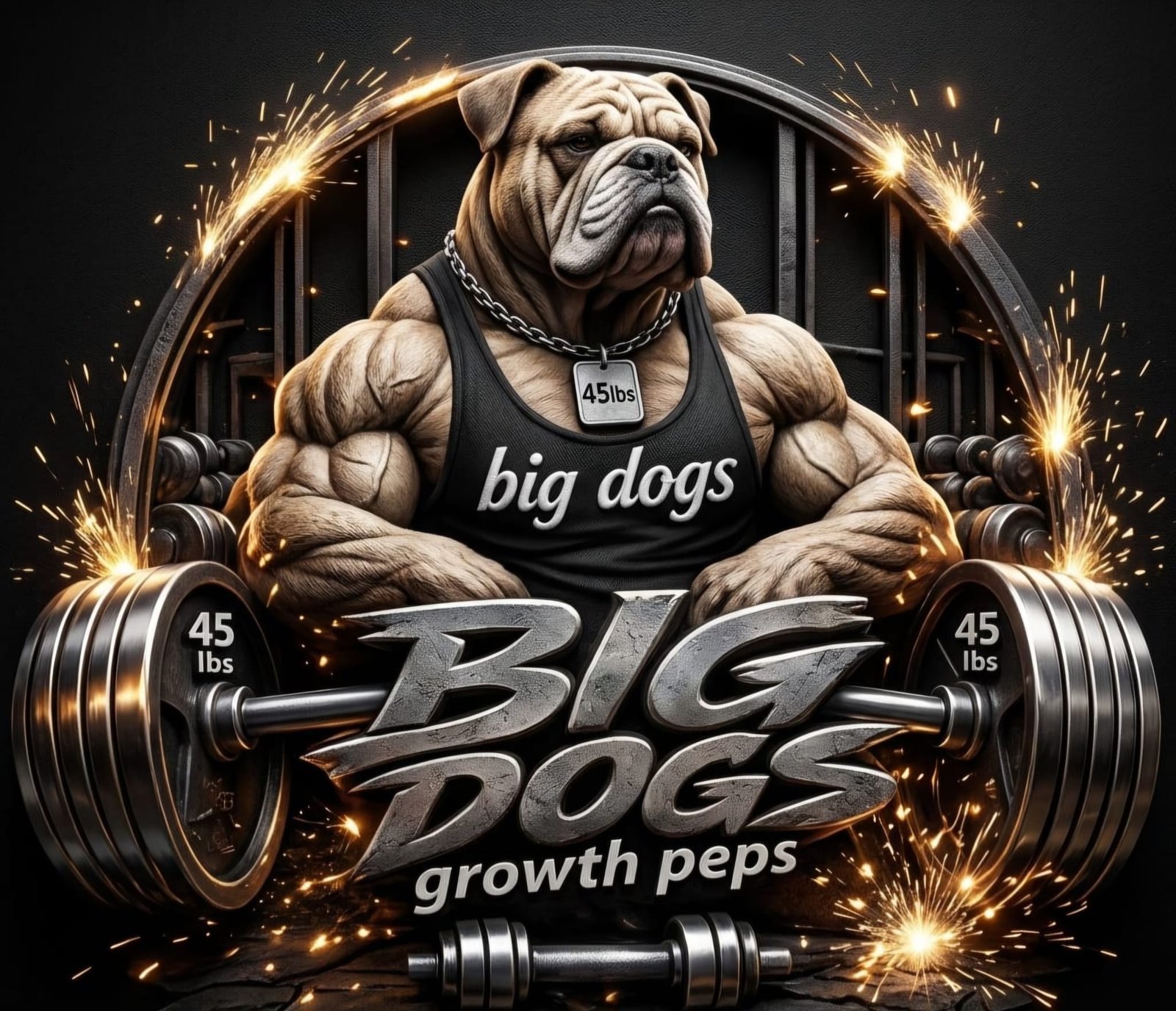 BIG DOGS bulldog brand artwork